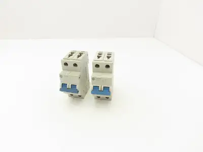 Allen Bradley 1492-SPM2D060 Circuit Breaker 6A 2 Pole 480 VAC Ser D Lot of 2