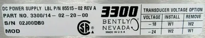 NEW BENTLY NEVADA 3300/14-02-20-00 POWER SUPPLY PWA100490-02S PWA101771-01