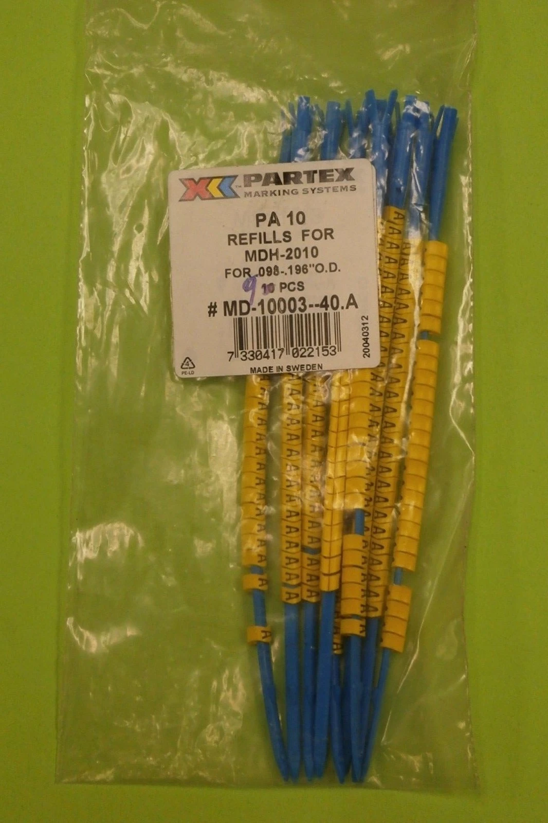 NEW PARTEX #MD-10003--40.A