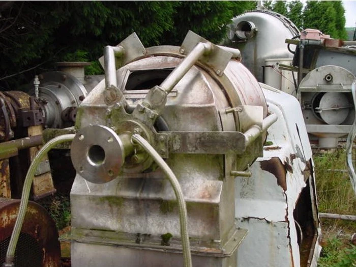 Sharples CD-3000 pusher centrifuge, 316SS.