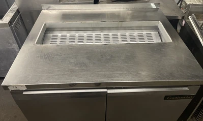 174-0094 Continental SW48 48” Self Contained Pan Rail Prep Table Cooler
