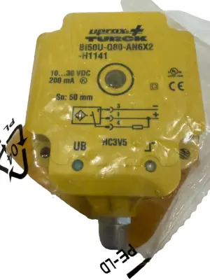NEW TURCK BI50U-Q80-AN6X2-H1141 INDUCTIVE PROXIMITY SENSOR 1608944 BI50UAN6X2H11