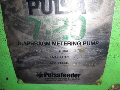 Pump, Diaphragm, Pulsafeed, S/st, 1/2 HP, #Z613702