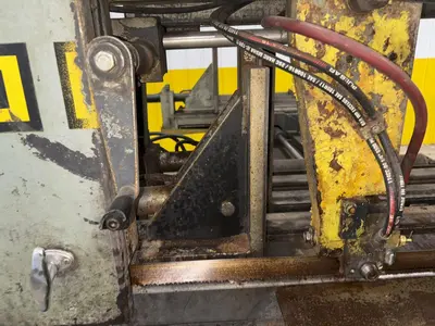 18" X 27" HYDMECH MODEL #S-25A AUTOMATIC HORIZONTAL MITER SAW WITH NESTING: STOCK #23698