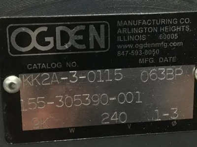 USED OGDEN KK2A-3-0115