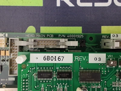 JUKI 40001925 / 40001926 HEAD MAIN PCB WITH JUKI 40001980 HIGHT SENSOR 2 PCB