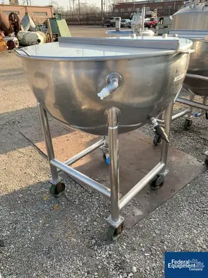 USED Groen 100 Gallon Groen Kettle, 316 S/S, 25#