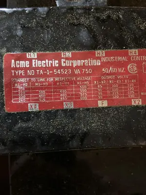 Used ACME TA-1-54523 Miscellaneous Equipment (Electrical & Power) | Surplus Asset Holdings #1194938