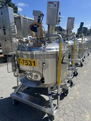 Reactor, 65 Gallon (250 Liters), Inconel, Jacketed, Agitated #S745442