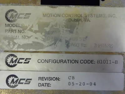 USED MCS SA-1000