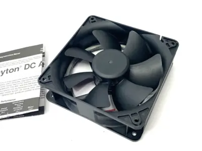 New | in-Stock Dayton Axial Fan: 108 cfm Airflow @ 0.000 in SP, 4 11/16 in Ht, 1 1/2 in Electronic Component Fans Michigan US | Maverick Industrial Sales #1398858