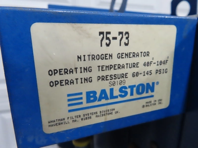 Balston Nitrogen Generator