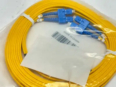 F2F80277-10M | Belkin  Duplex Fiber Optic Cable SC/SC:8.3/125 10m 7-22868-85843-6 - New