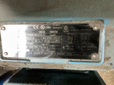 Used 2008 QUINCY COMPRESSOR QSLP60 Rotary Screw & Sliding Vane Air Compressors Ohio US | HGR 24 #1787408