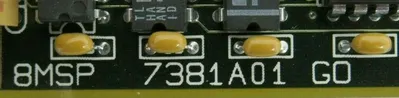REFURBISHED WESTINGHOUSE 772B388G54 CIRCUIT BOARD 7381A01-G0 MSBX-900