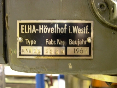 USED 1967 ELHA RAD35