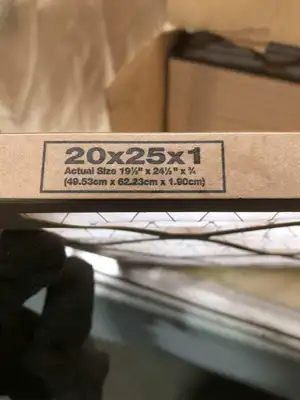 Flanders 20X25X1 VP M8 Replacement Air Filter 80085-012025 -NIB of 11
