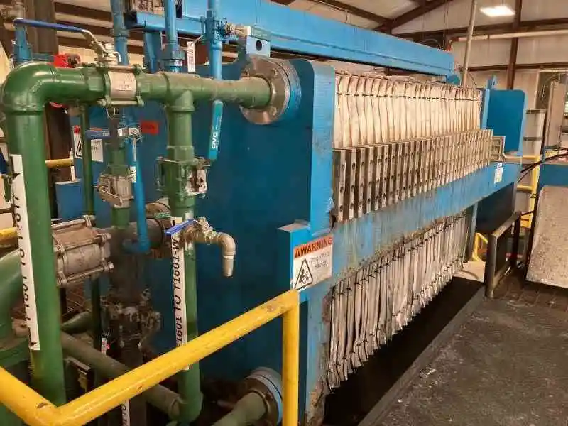 30 sq ft ascension industries  inc. plate & frame filter press