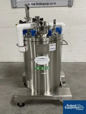 USED Precision 125 Liter Integrated Biosystems Cryovessel, 316L S/S, 50/65#