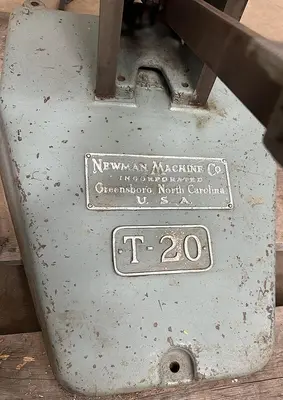 Used NEWMAN T20 Woodworking Mortisers Illinois US | Pleasant Street Machinery #1319662