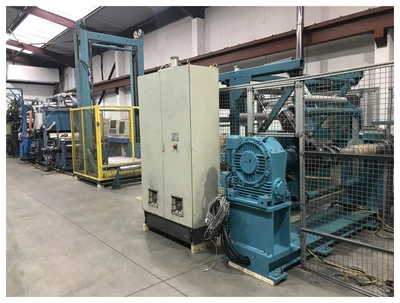 USED 2002 AMUT, KREYENBORG, GEAR PUMP ,  EDI FLEX LIP AMUT  SML COEXTRUSION  1400MM AMUT COEX SHEET LINE, EDI,