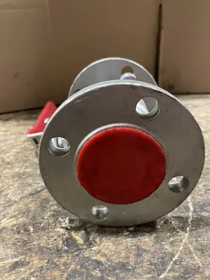 Festo 1-1/2” 316 Stainless Steel Flanged Manual Ball Valve