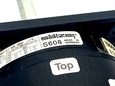 USED SALZER 12-749658-07, S608 S213