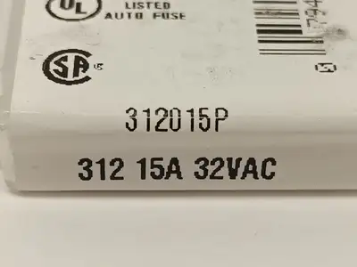NEW LITTELFUSE FAST-ACTING FUSE 15A 32VAC