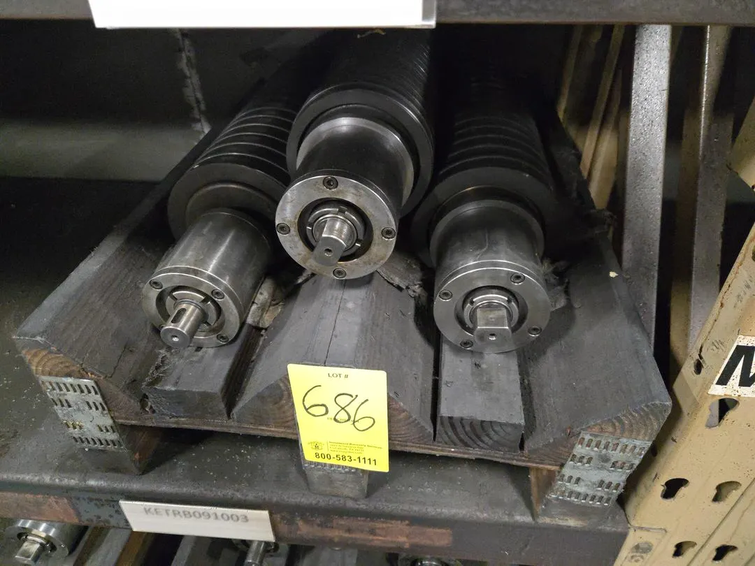 (3) Superfine OD Grind Drum Spindle