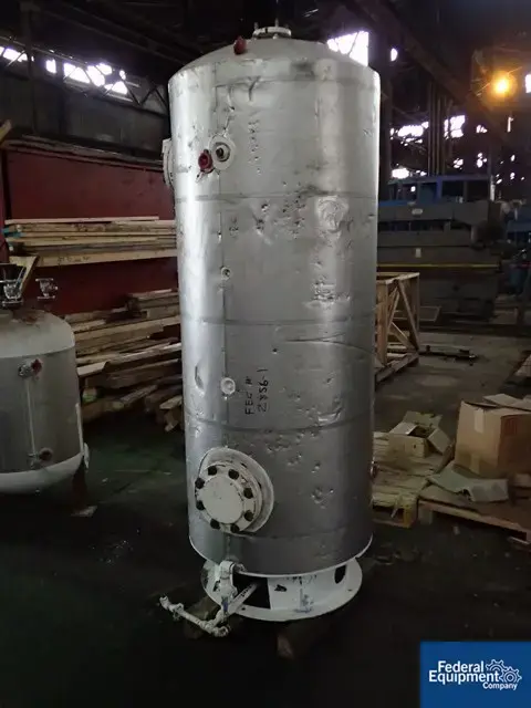 Used COUSINS 200 Gal Cousins Receiver, C/S, 125# Stainless Steel Tanks Ohio US | Federal Equipment Company #126065