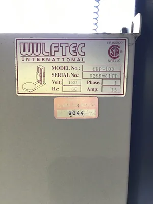 Wulftec WHP-100 Low Profile Stretch Wrapper Machine 120V 60Hz Phase 1 Amp 15