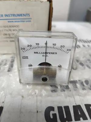 New | in-Stock WESCHLER 30-0-30MADC Meters - Misc | Surplus Asset Holdings #1206867