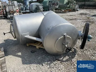 USED Patterson-Kelley Cu Ft Cu Ft P-K Twin Shell Blender, 5 HP