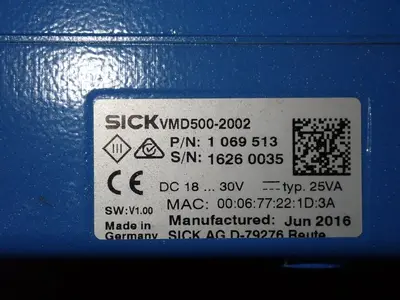 Used 2016 SICK VMD5002002 Barcode Scanners Ohio US | HGR 24 #798844