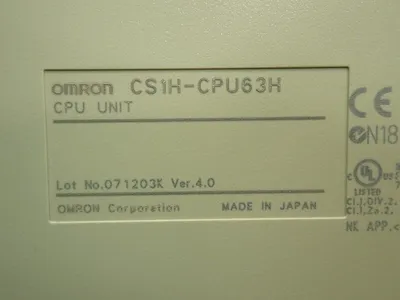 USED OMRON CS1HCPU63H