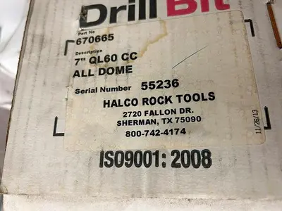 Used HALCO QL60 SHANK 7” HEAD HAMMER BIT Tool Bits Pennsylvania US | East West Machinery & Drilling #1417586