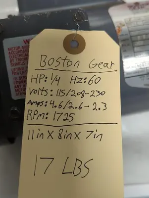 Used BOSTON GEAR ADRTF-B Industrial Controls Ohio US | Surplus Asset Holdings #1399680