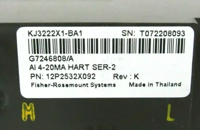 NEW EMERSON DELTA KJ3222X1-BA1 12P2532X092 INPUT MODULE