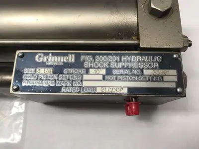 SSUKA32510BN C | Grinnell Fig. 200/201 Hydraulic Shock Suppressor Size 3-1/4" 10" Stroke - New Other