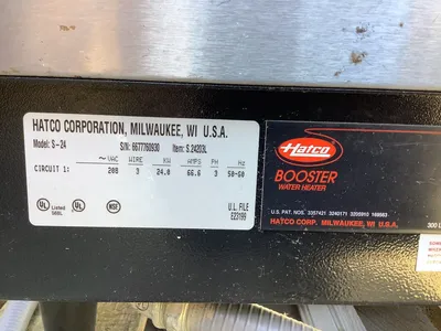 USED Hatco S-24.