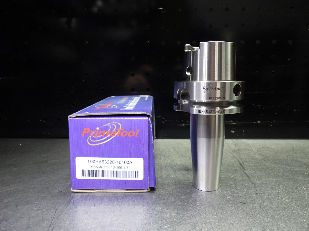 PrimeTool HSK63A 10mm Shrink Fit Tool Holder 100mm Pro T00HA63220-10100A (LOC487)