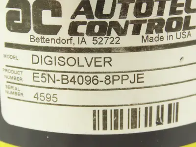 AC Auto Controls E5N-B4096-8PPJE Digisolver Absolute Digital Encoder Sz 40