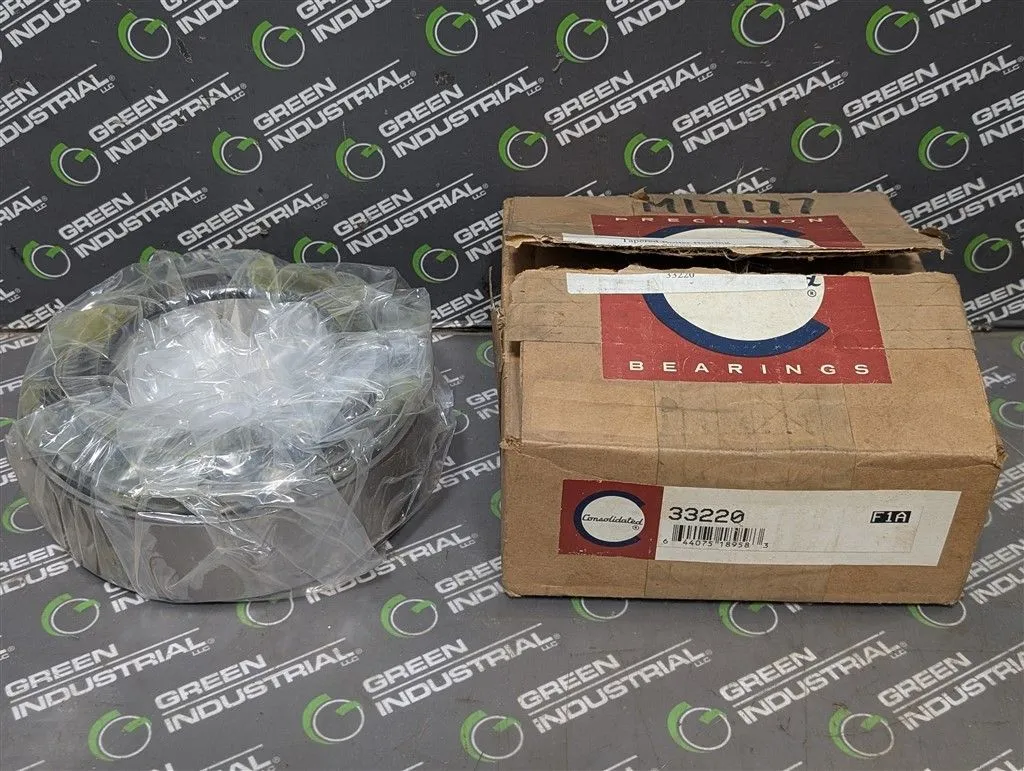 Consolidated Bearings 33220 Tapered Roller Bearing 100x180x63mm New NIB