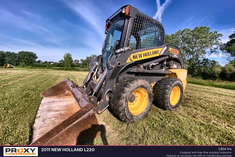 Used 2011 NEW HOLLAND L220 Skid Steer Loaders Wisconsin US | Proxy Equipment #1377978