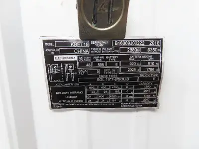 Used BAOLI _UNKNOWN_ Forklift Attachments Indiana US | Arrow Industrial #1367075