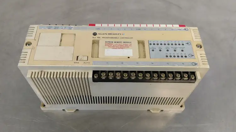 Used Allen-Bradley SLC 100 Processor Unit Ser. D PLC Processors | Palmetto Automation #1154480