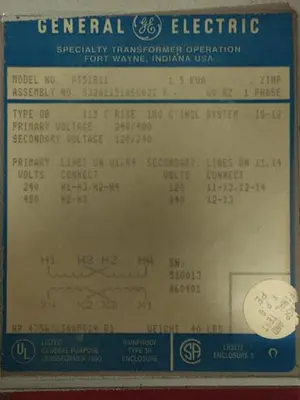 USED GENERAL ELECTRIC 9T51B11