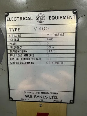 SYKES V400 Gear Machines | Bowland Trading Ltd (15)
