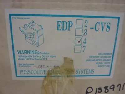 NEW PRESCOLITE EDP4-CVS