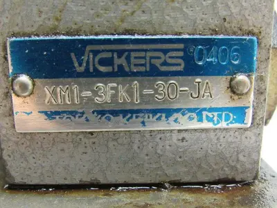 Vickers XM1-3FK1-30-JA Flui-Trol Hyd. Flow Control Valve& Solenoid Block Assy'